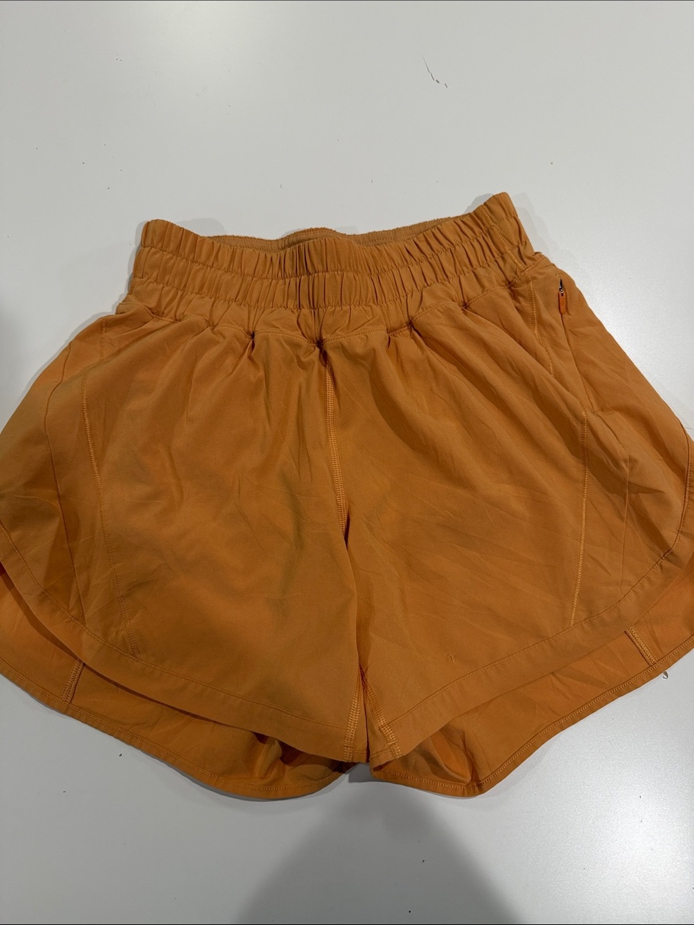 lululemon athletica Women's Burnt Orange Running Shorts